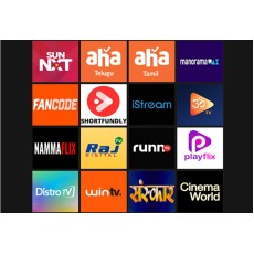 SOLID SOUTH ANNUALLY OTT BUNDLE PACK - 16 OTT Apps & 250+ Channels