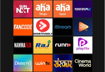 SOLID SOUTH ANNUALLY OTT BUNDLE PACK - 16 OTT Apps & 250+ Channels