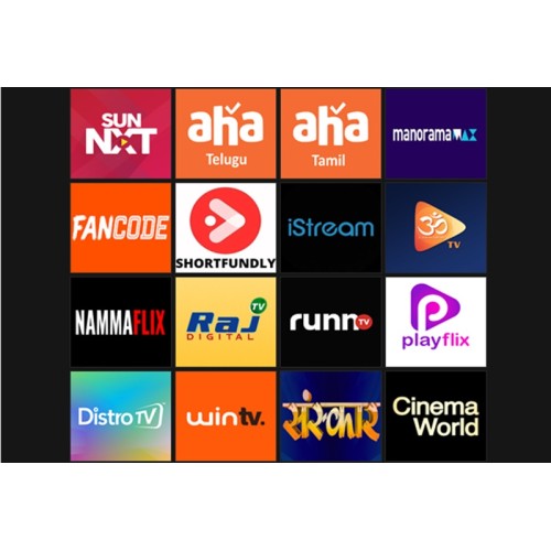 SOLID SOUTH ANNUALLY OTT BUNDLE PACK - 16 OTT Apps & 250+ Channels