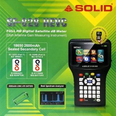 SOLID SF-828 HEVC Full HD Digital Satellite dB Meter