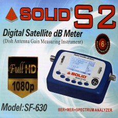 Solid SF-630 Digital Satellite dB Meter