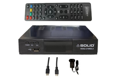 SOLID HDS2-2100DLX FULL HD DVB-S2 Set-Top Box with YouTube