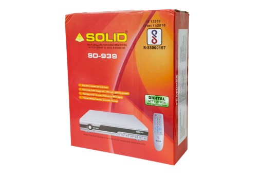 SOLID SD-939 DVB-S MPEG-2 BIS FTA Set-Top Box